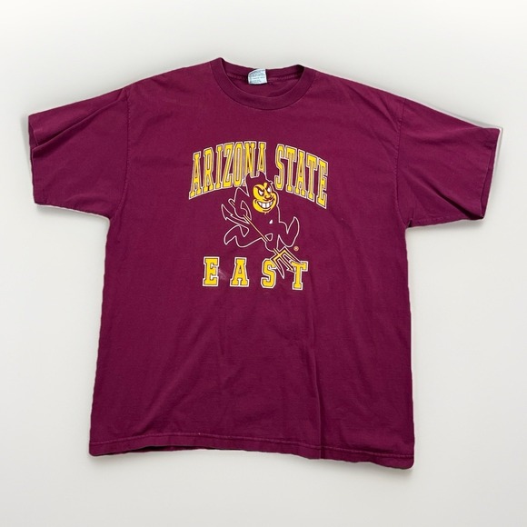 TLC Other - Vintage Arizona State East Sun Devils T-Shirt‎ Men's Size XXL Red Single Stitch